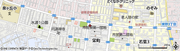 松本時計店周辺の地図