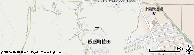 長崎県諫早市飯盛町佐田周辺の地図