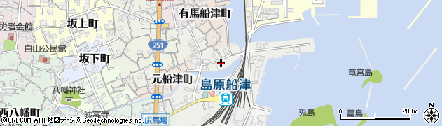 入江氷店周辺の地図