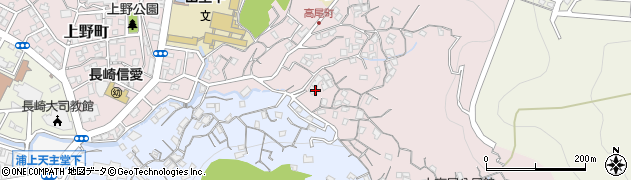長崎県長崎市高尾町18周辺の地図