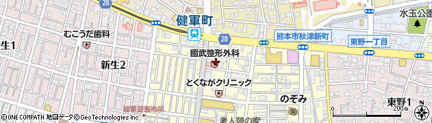 カラオケ ハーモット 健軍店周辺の地図