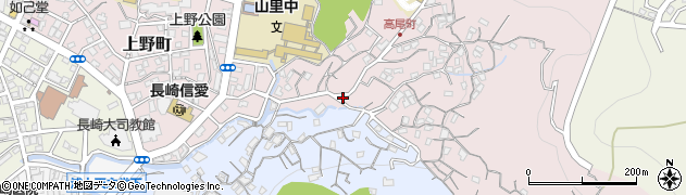 長崎県長崎市高尾町12周辺の地図