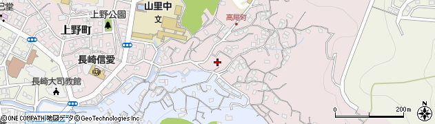 長崎県長崎市高尾町13周辺の地図