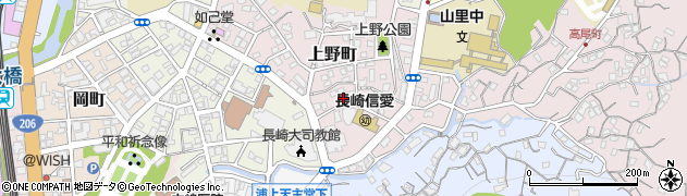 健康生術整体院上野町施術所周辺の地図