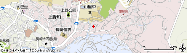 長崎県長崎市高尾町2周辺の地図