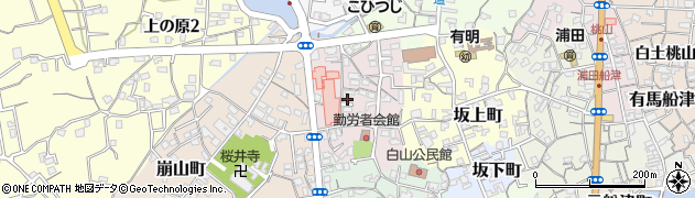 長崎県島原市湖南町周辺の地図