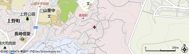 長崎県長崎市高尾町16周辺の地図