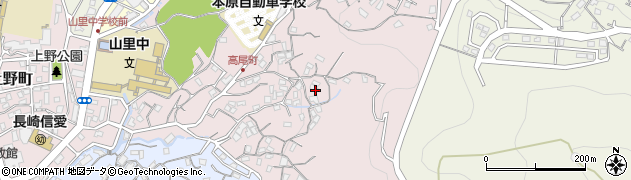 長崎県長崎市高尾町30周辺の地図