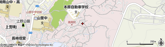 長崎県長崎市高尾町34周辺の地図