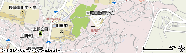 長崎県長崎市高尾町9周辺の地図