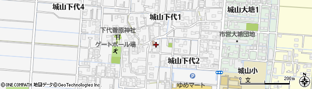 下代菅原神社公園周辺の地図