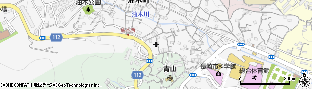 長崎県長崎市油木町36周辺の地図