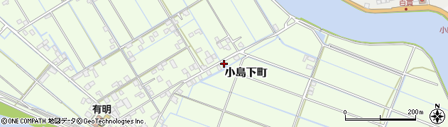 熊本県熊本市西区小島下町周辺の地図