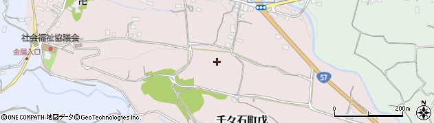 長崎県雲仙市千々石町戊野田名周辺の地図
