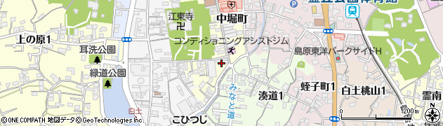 平田時計眼鏡店周辺の地図