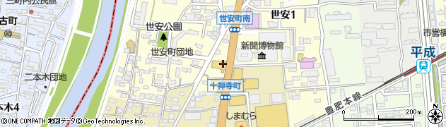 株式会社ホンダカーズ熊本周辺の地図