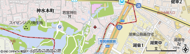 神水本町南公園周辺の地図