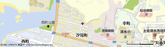 汐見町公園周辺の地図