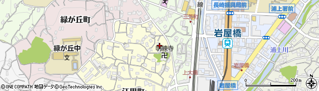 長崎県長崎市江里町18周辺の地図
