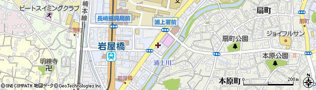 ドコモショップ長崎ラッキーボウル店周辺の地図