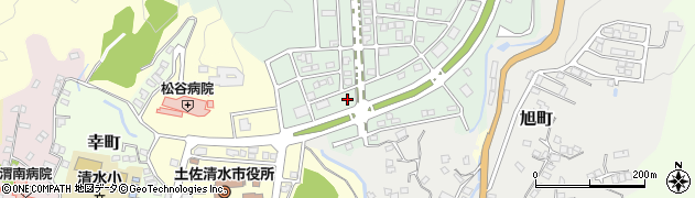 四国銀行清水支店周辺の地図