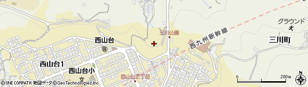 三川公園周辺の地図