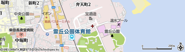 長崎県島原市弁天町周辺の地図