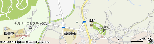 長崎県諫早市飯盛町中山周辺の地図