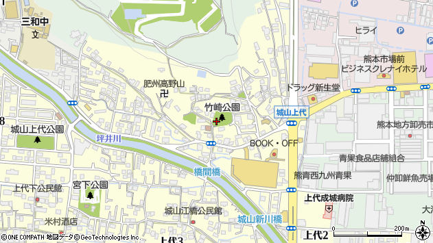〒860-0068 熊本県熊本市西区上代の地図