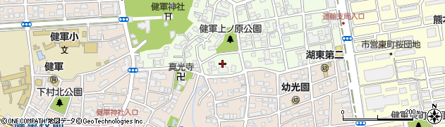 熊本県熊本市東区健軍本町36周辺の地図