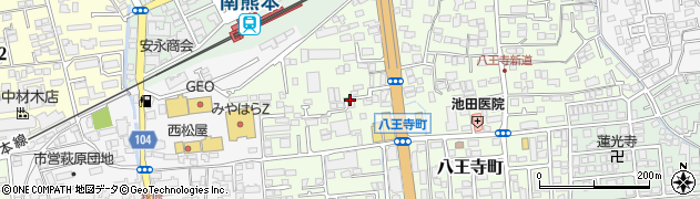 八王寺西公園周辺の地図