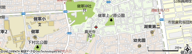熊本県熊本市東区健軍本町15周辺の地図