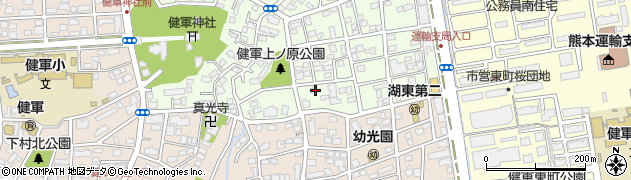 熊本県熊本市東区健軍本町周辺の地図