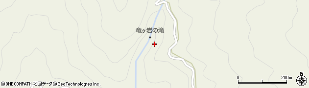 竜ケ岩周辺の地図