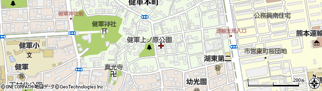 熊本県熊本市東区健軍本町40周辺の地図