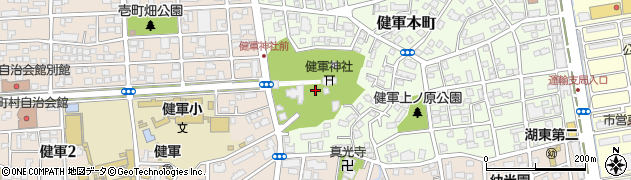 熊本県熊本市東区健軍本町13周辺の地図