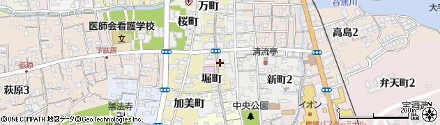 長崎県島原市堀町周辺の地図