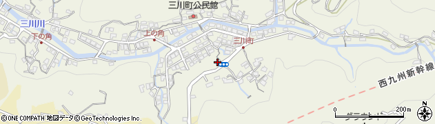 長崎県長崎市三川町786周辺の地図
