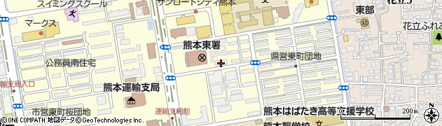 熊本県　看護協会周辺の地図