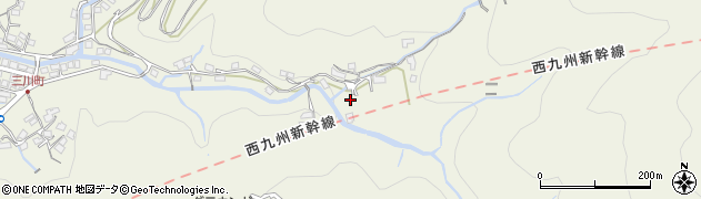 長崎県長崎市三川町327周辺の地図