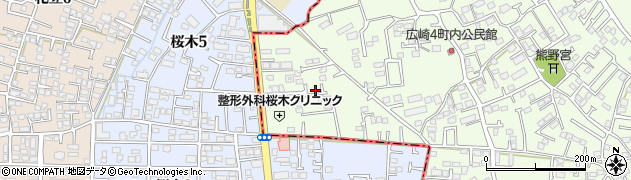 広崎花立公園周辺の地図
