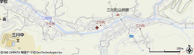 長崎県長崎市三川町884周辺の地図