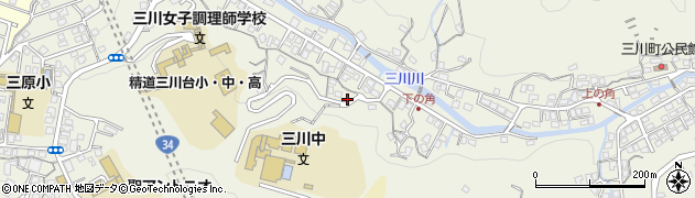 長崎県長崎市三川町1176周辺の地図