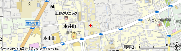 熊本県熊本市中央区春竹町大字春竹481周辺の地図