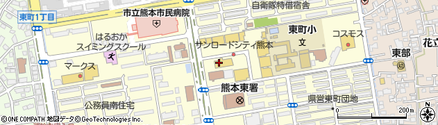 明屋書店サンロードシティ熊本店周辺の地図