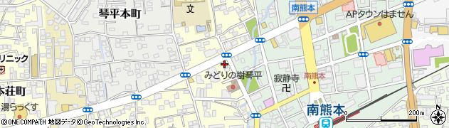 熊本信用金庫南熊本支店周辺の地図