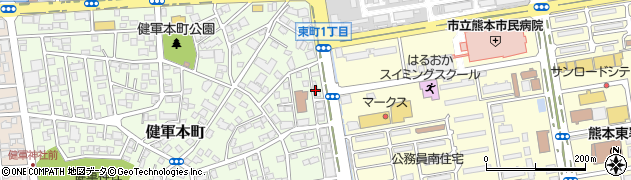熊本県熊本市東区健軍本町29周辺の地図