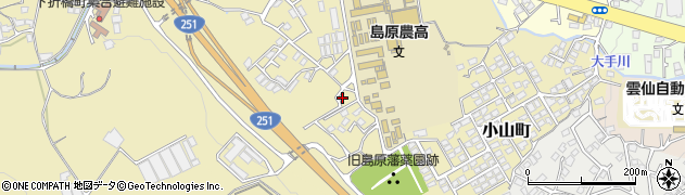 長崎県島原市下折橋町4667周辺の地図