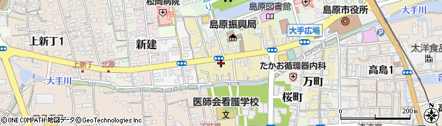 少林寺拳法・島原城南道院周辺の地図