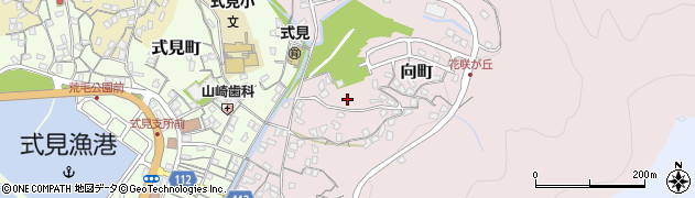 長崎県長崎市向町周辺の地図